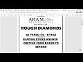ARAM EXCLUSIVE PRELIMS AND MAINS PROGRAM - ROUGH DIAMONDS - ETHICS - Mr.MANOJ PRABHAKAR