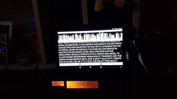 Decoding Morse Code CW from W1AW 3581.5 Khz Shortwave