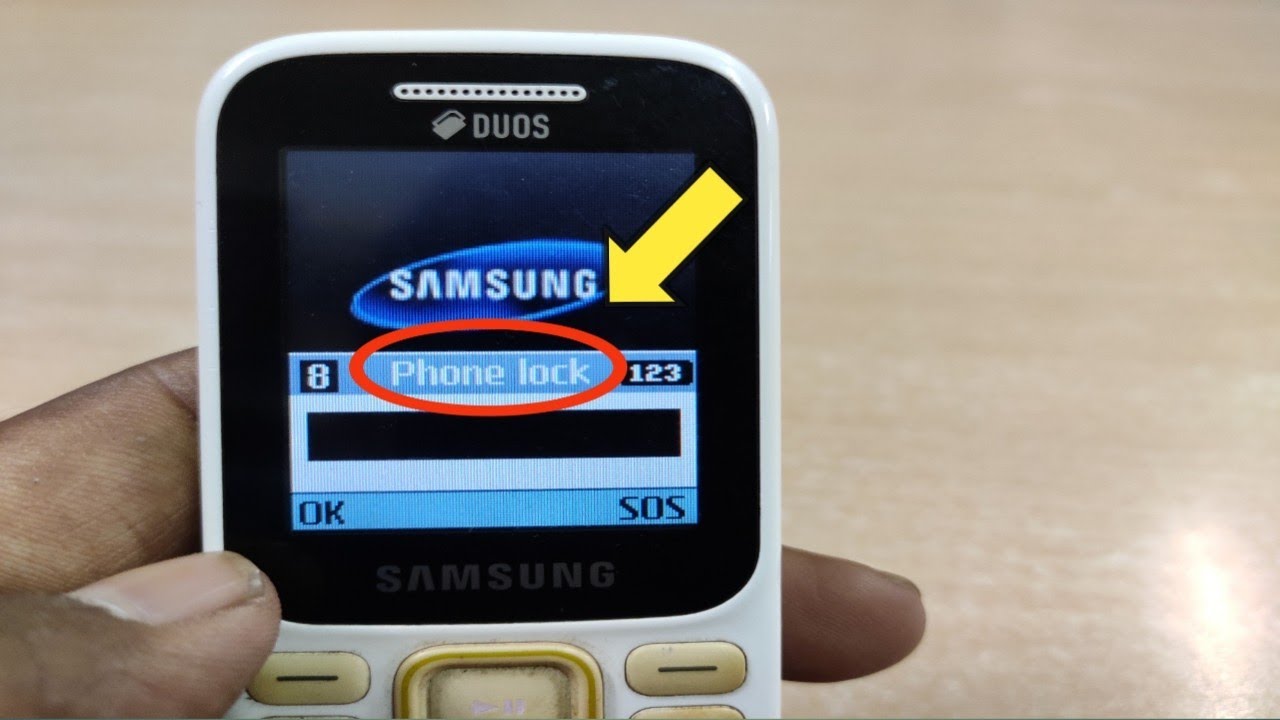 All Samsung Keypad Phone Lock Unlock SMB310E Phone Lock Password Remove YouTube