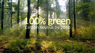 United 100% Green Carbon Neutral By 2050