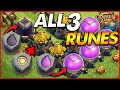 USING ALL 3 RUNES ON THE TOWN HALL 13!! | Farm to Max - Town Hall 13