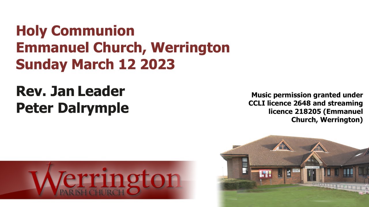 WPC Holy Communion - Sunday 12th March 2023 - YouTube