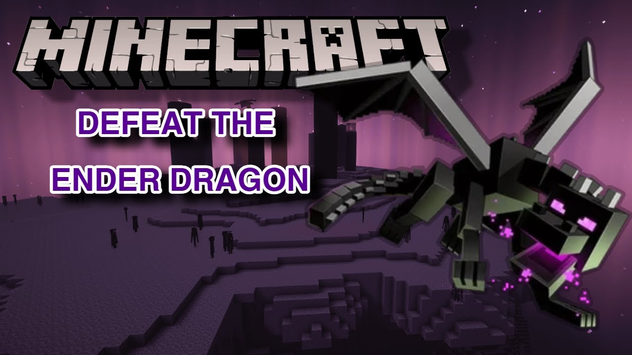 Me and the boys play Minecraft and defeat the Ender dragon - YouTube