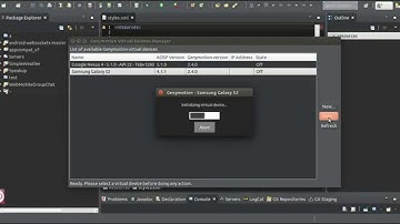 Configure Genymotion emulator with Eclipse