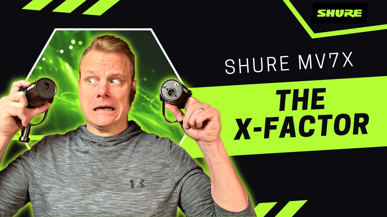 The Shure MV7x Is The Little Sibling of The Shure SM7B #shorts