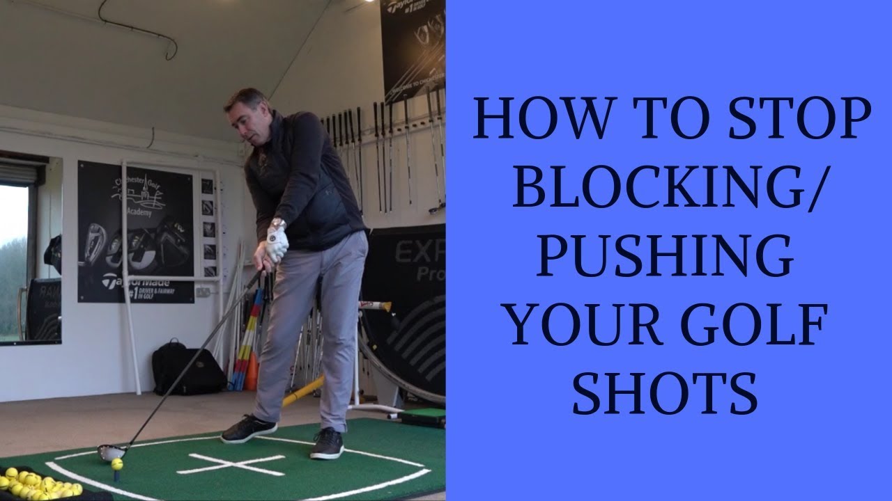 How to Stop Pushing/Blocking your golf shots YouTube