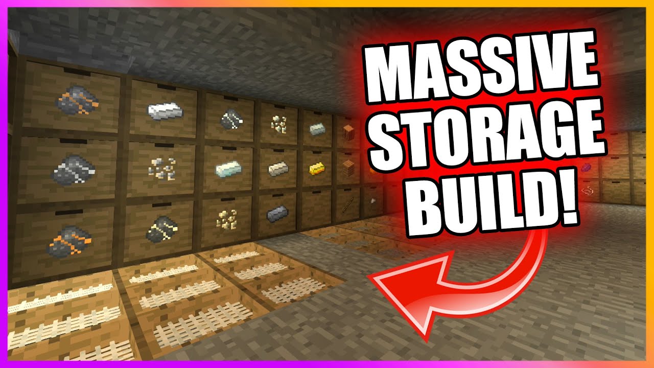MASSIVE Storage Area Build! | Stoneblock 2 [Ep.15] - YouTube