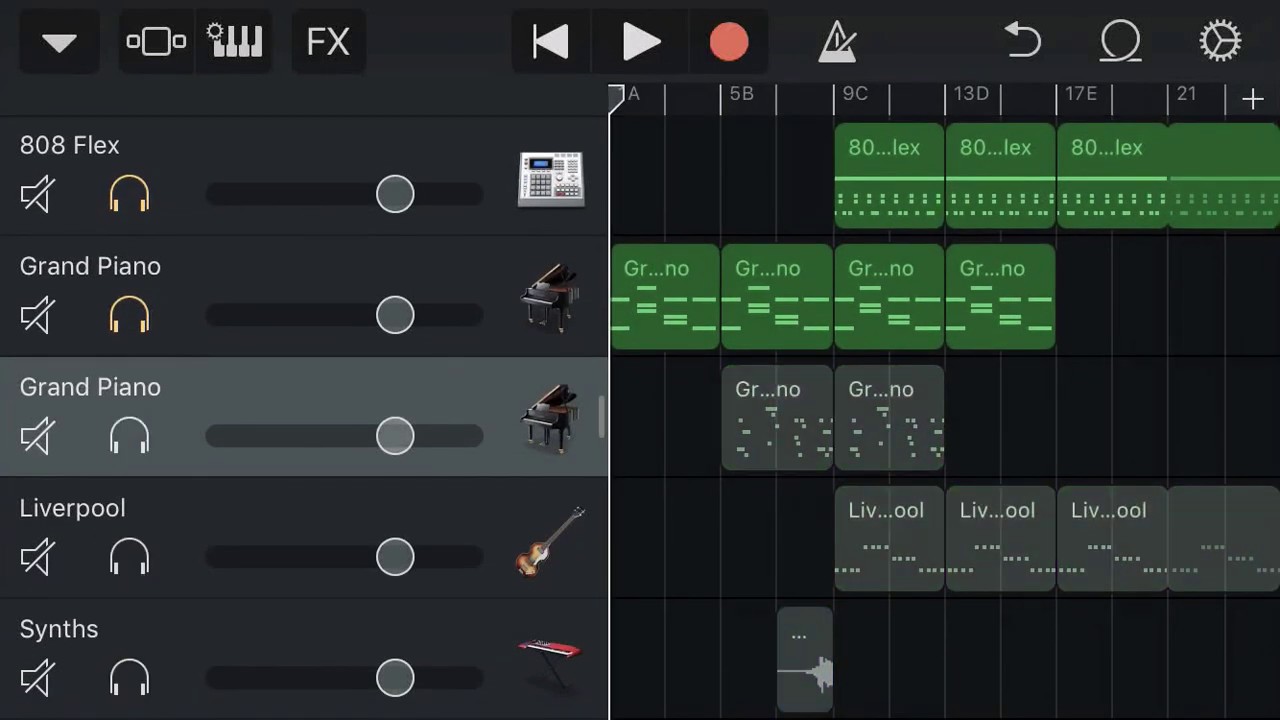 how to make a beat on garageband iphone