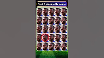 Find Cristiano Ronaldo , Ousmane Dembélé & Kylian Mbappé ? #quiz #ronaldo #sports #football #cr7