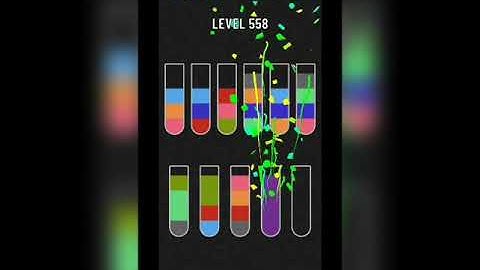 Water sort puzzle level 558