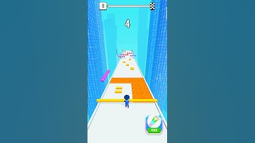 Roof Rails Level 7 😱 Android Gameplay | Perfect Run Challenge #shorts #gaming #roofrails