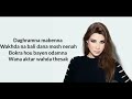 Ma Tegi Hena Lyrics Nancy Ajram 