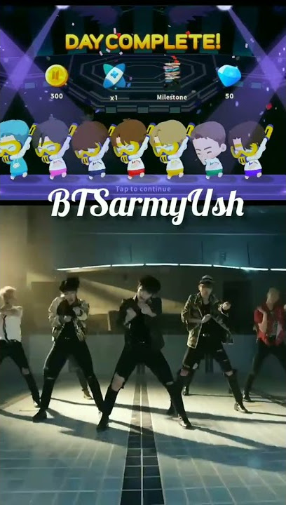 BTS choreography on 'Fire' song.......🎶🔥💜 BTS Island in the SEOM VS in Real!!💜🏝️