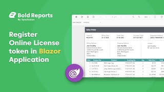 How to Register an Online License Token in a Blazor Application