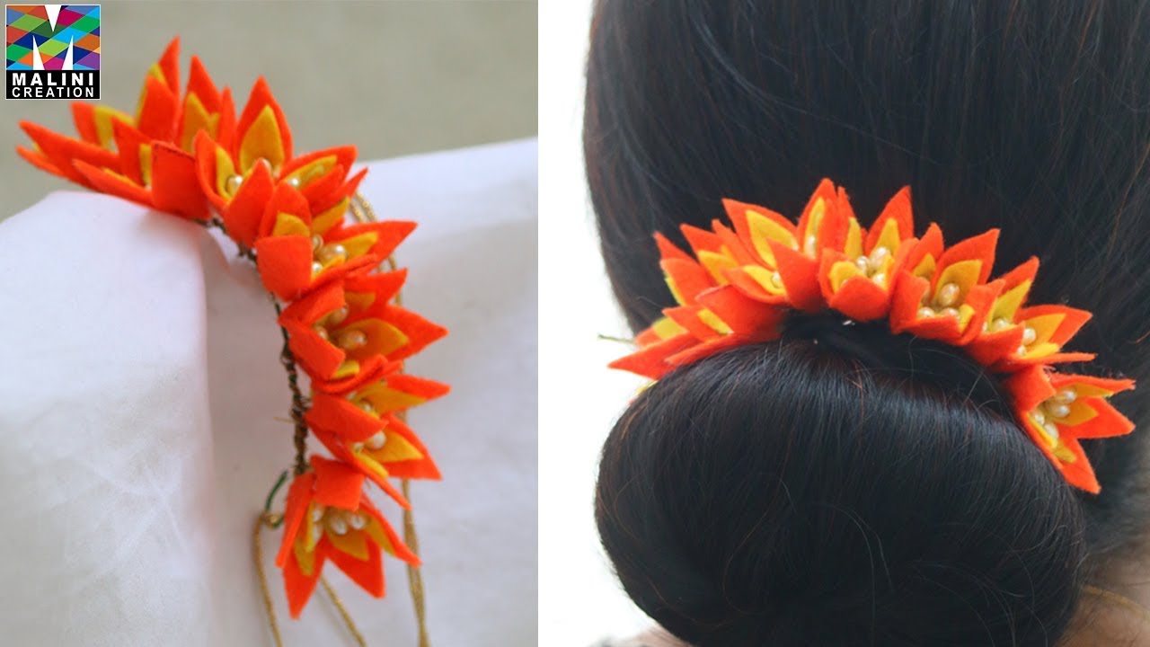 Tutorial for beautiful hair accessory/ hair bun Tutorial for beautiful hair accessory/ hair bun