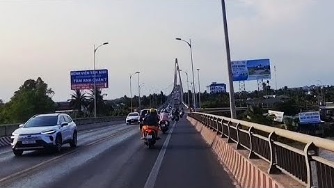 Cầu Rạch Miễu  vẻ đẹp ngoạn mục của công trình nối liền hai miền quê sông nước#vietnam#mientay