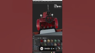 Tractor 3d Model Part 8 -Texturing in Substants painter-Mahindra 585 DI