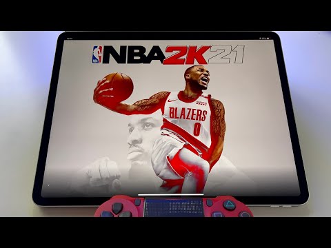 NBA 2K21 | Stadia Pro - iPad Pro 4세대 12.9인치 iPadOS에서의 게임 플레이