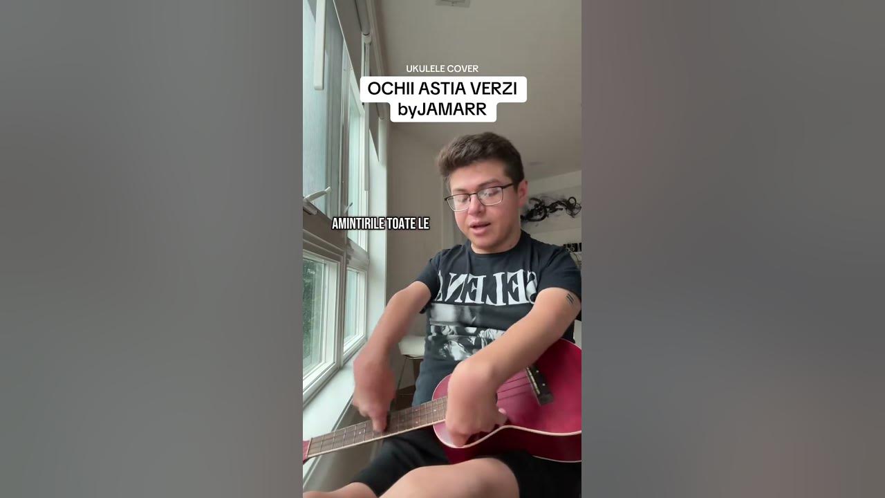 How I Play Ukulele with a Disability: Ochii astia verzi (Jamarr Cover)