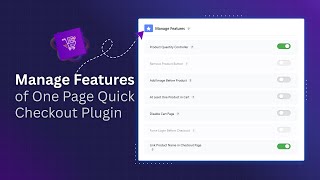 Full Manage Features in One Page Quick Checkout for WooCommerce Plugin | Plugincy Tutorial News