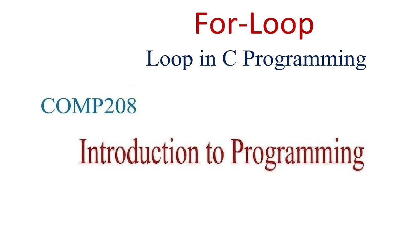 Introduction to Programming - Lab #9 - YouTube