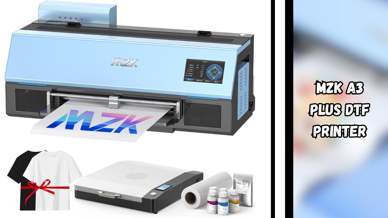All-in-One Apparel Printing Kit | MZK A3 Plus DTF Printer | Review