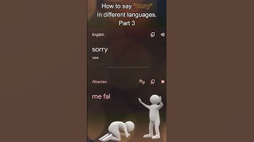 How to say sorry in different languages  Part 3 #shorts