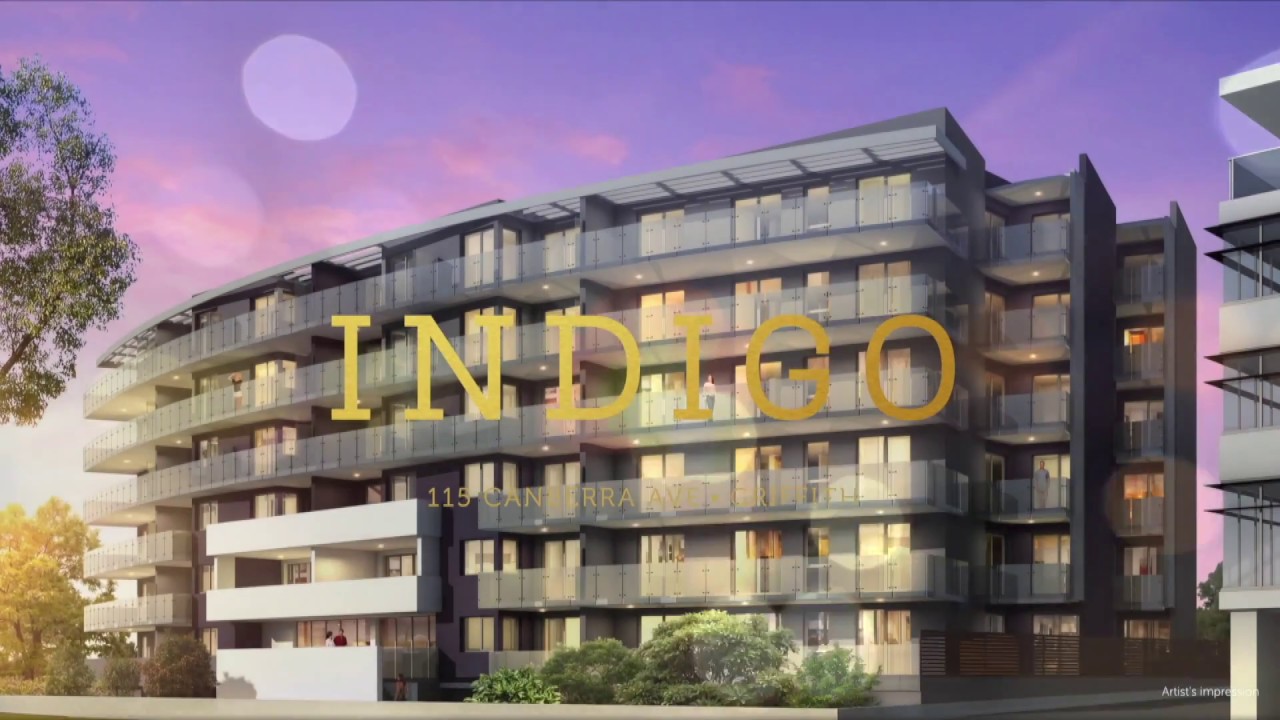 Apartments for sale Indigo 115 Canberra Ave Griffith ACT YouTube