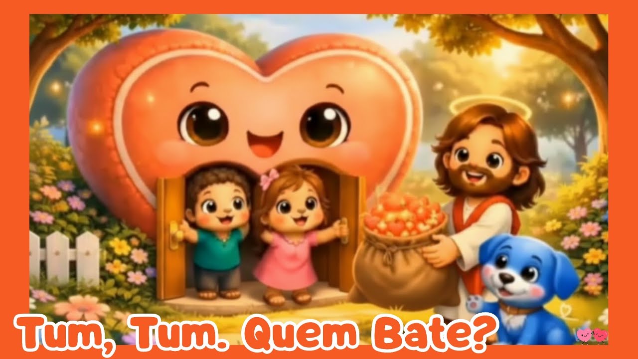 Tum, Tum. Quem Bate? Música Gospel Infantil Divertida. 