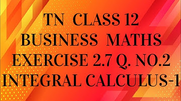 TN 12th Business maths chapter 2 exercise 2.7 question number 2