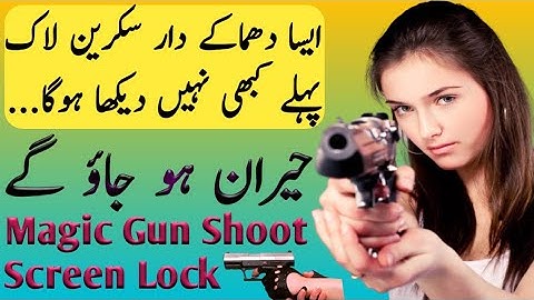Awesome Secret Screen Lock For Android 2020 | Unblock Any Phone Lock with Gun Shoot Magic