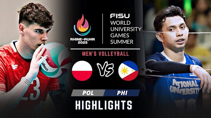 PHILIPPINES 🇵🇭 VS. POLAND 🇵🇱 | Full Game Highlights | FISU World University Games Summer 2025