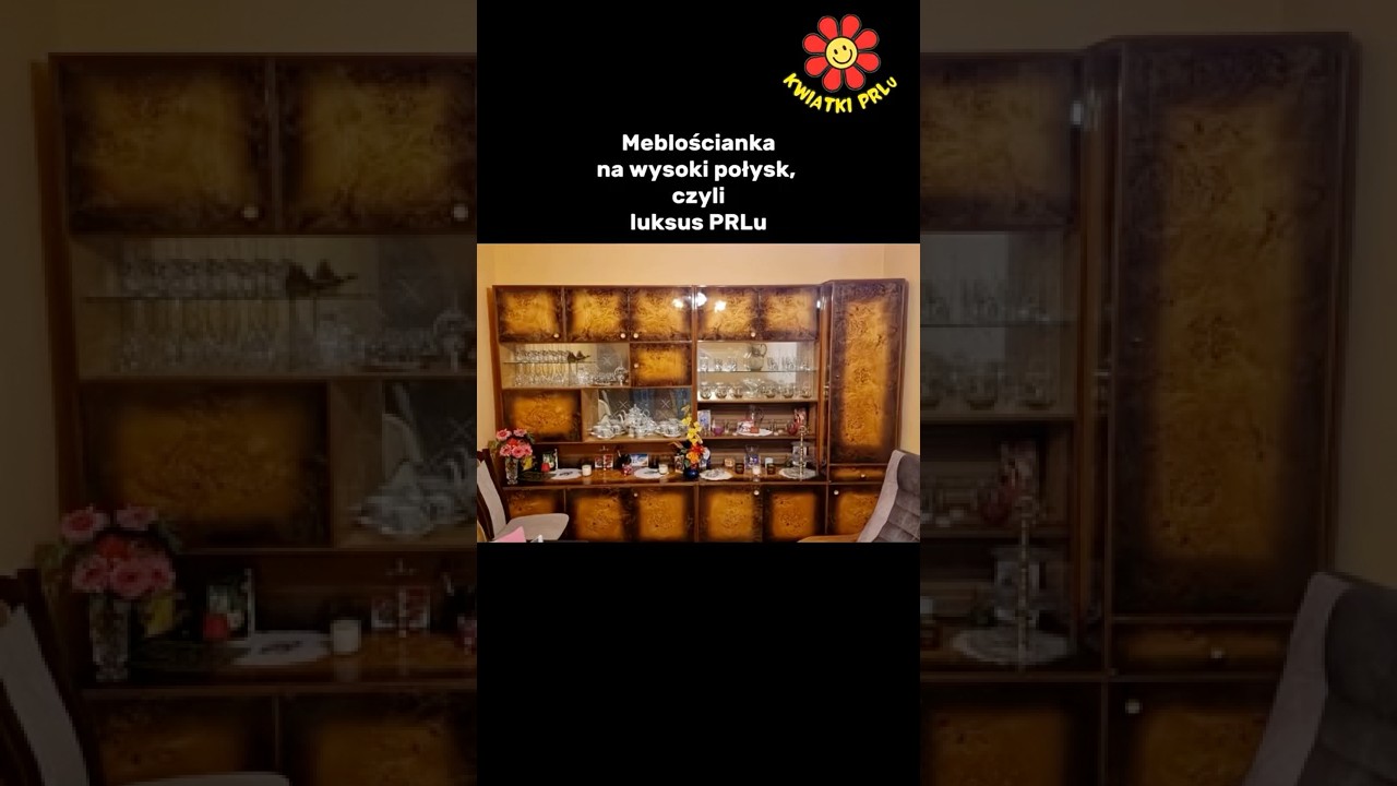 Meblościanka, czyli luksus w salonie PRLu