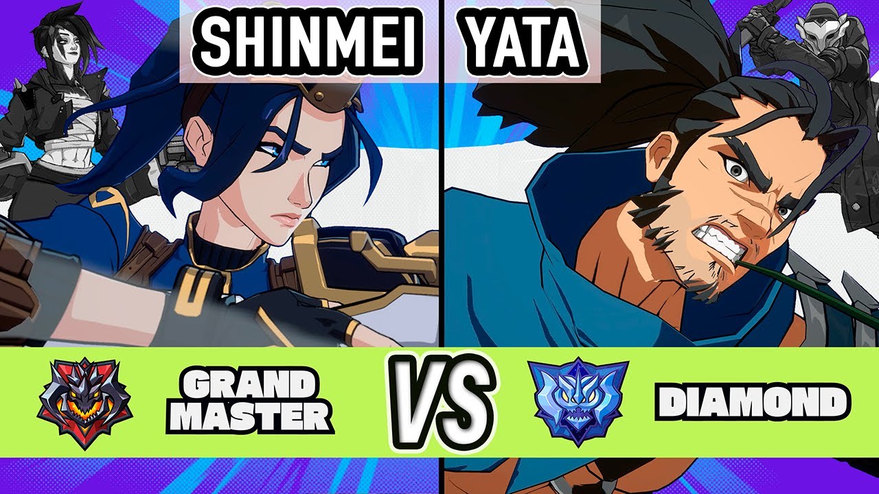 2XKO ▰ Shinmei (Caitlyn / Vi) vs Yata (Yasuo / Ekko) ▰ High Level Gameplay