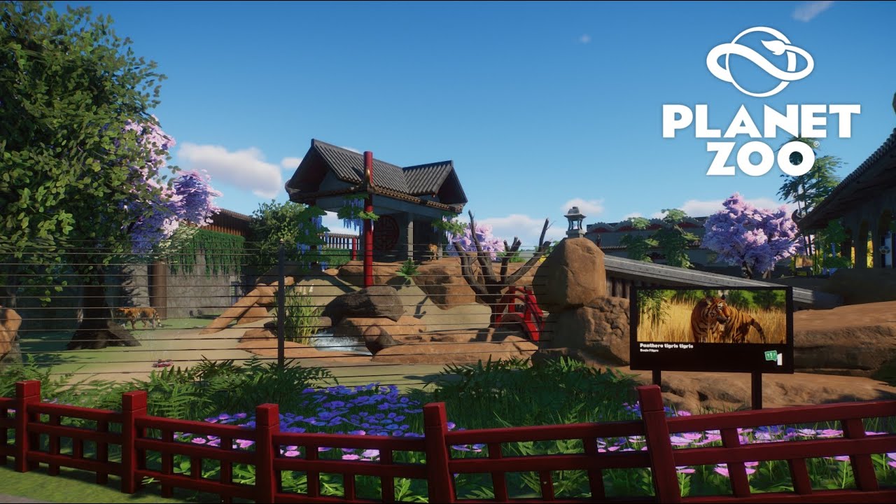 Planet Zoo | Showcase & Speed build - Bengal Tiger Habitat - YouTube