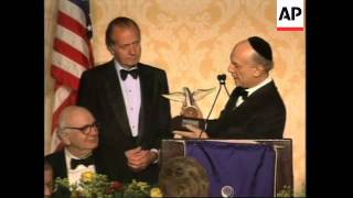 USA: KING OF SPAIN JUAN CARLOS I IS GUEST OF HONOUR AT GALA DINNER