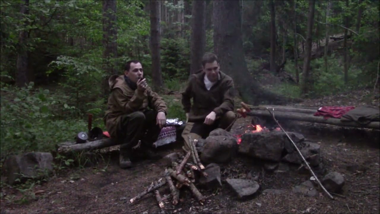 Přespání v Brdech s klucíma