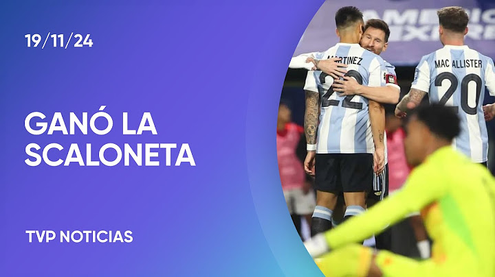 Eliminatorias: Argentina 1-0 Perú