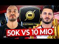 50K TEAM VS. 10 MIO MIRZA TEAM | FIFA 20