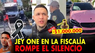 🚨JEY ONE ROMPE EL SILENCIO SOBRE EL ACClD3NTE EN LA FISCALIA LE IMP0NEN $1 MILLON DE PESOS