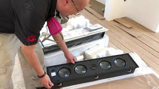 Cycling studio Paradigm speakers install