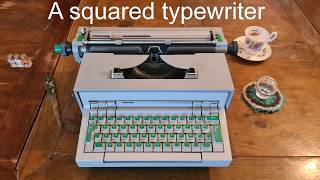 Olivetti Praxis 48, a very squared typewriter from 1964 (VIdeo N°261)