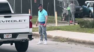 Ohio Tough Guy: Shirt Tucked, Pants Sagging, Blue Swagger