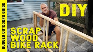 DIY Wood Bike Rack
