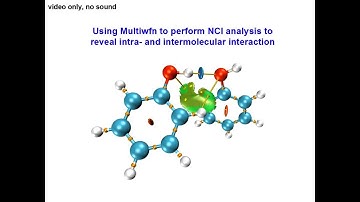 Using Multiwfn to perform NCI analysis to reveal intra- and intermolecular interaction