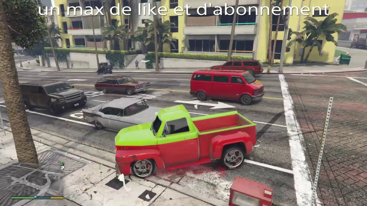 Tuto Comment faire la roue ave une voiture et comment plannner sur GTAV