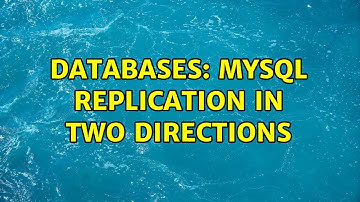 Databases: MySql Replication in two directions