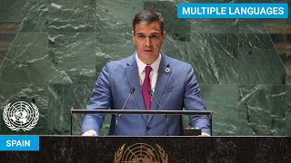 🇪🇸 Spain - President Addresses United Nations General Debate, 78th Session | #UNGA