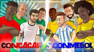 CONCACAF VS CONMEBOL REALIDAD HISTORICA