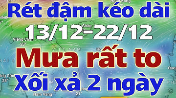 Tin mưa lớn | Dự báo thời tiết hôm nay và ngày mai 14/12/2025 | thời tiết 7 ngày tới | tin bão